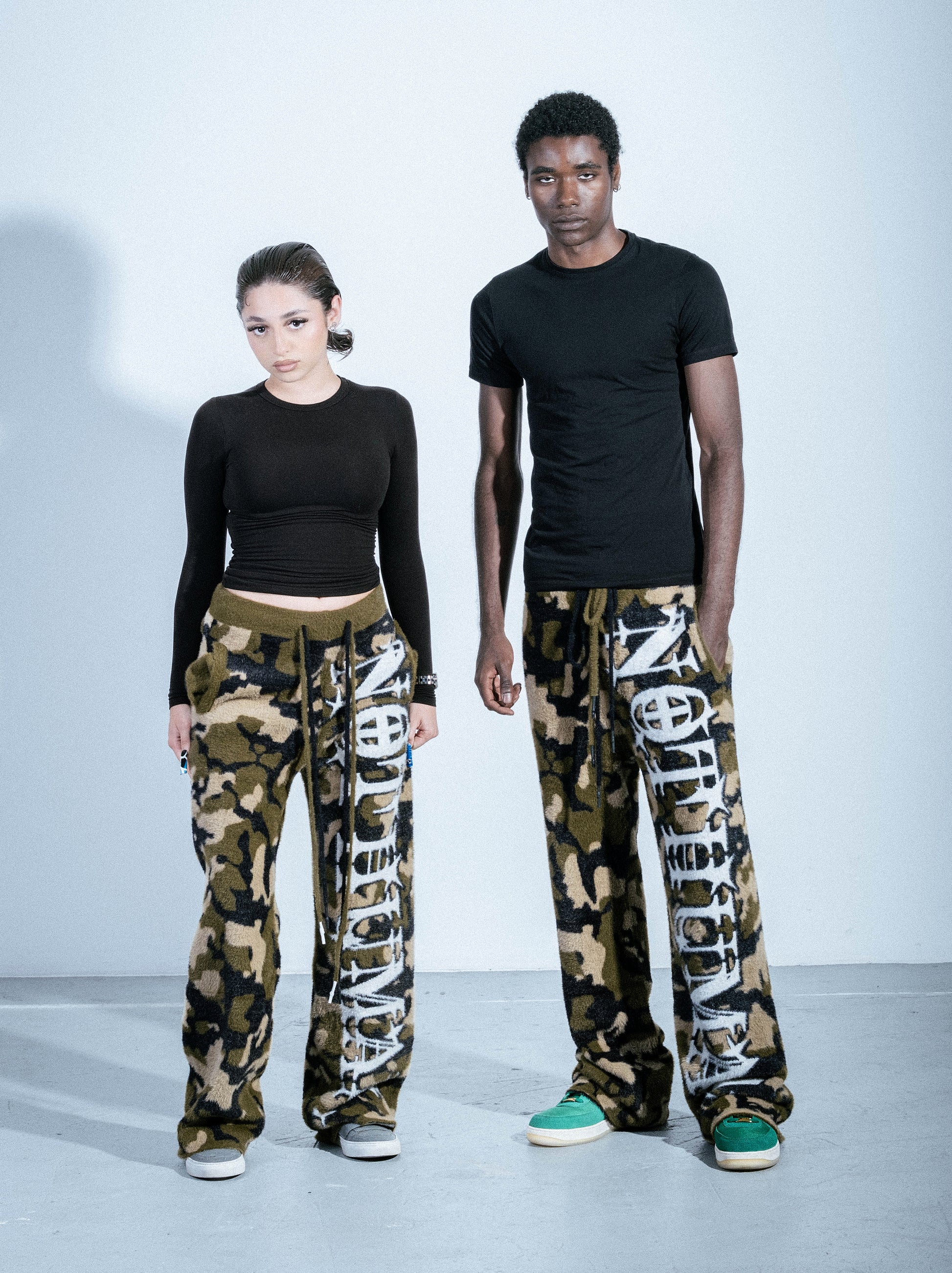 "NOT HUMAN" CAMO LOUNGE SWEATS