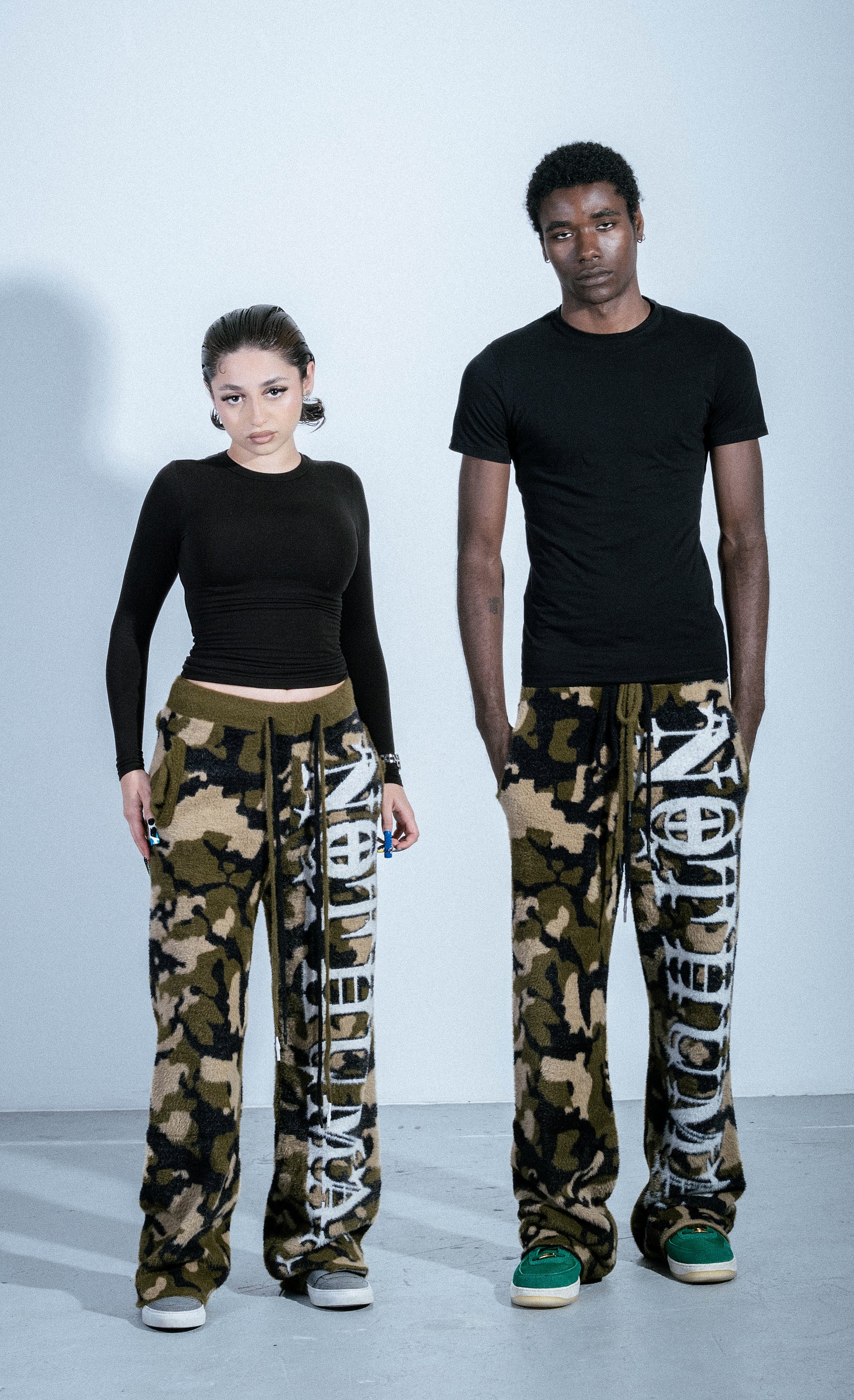 "NOT HUMAN" CAMO LOUNGE SWEATS
