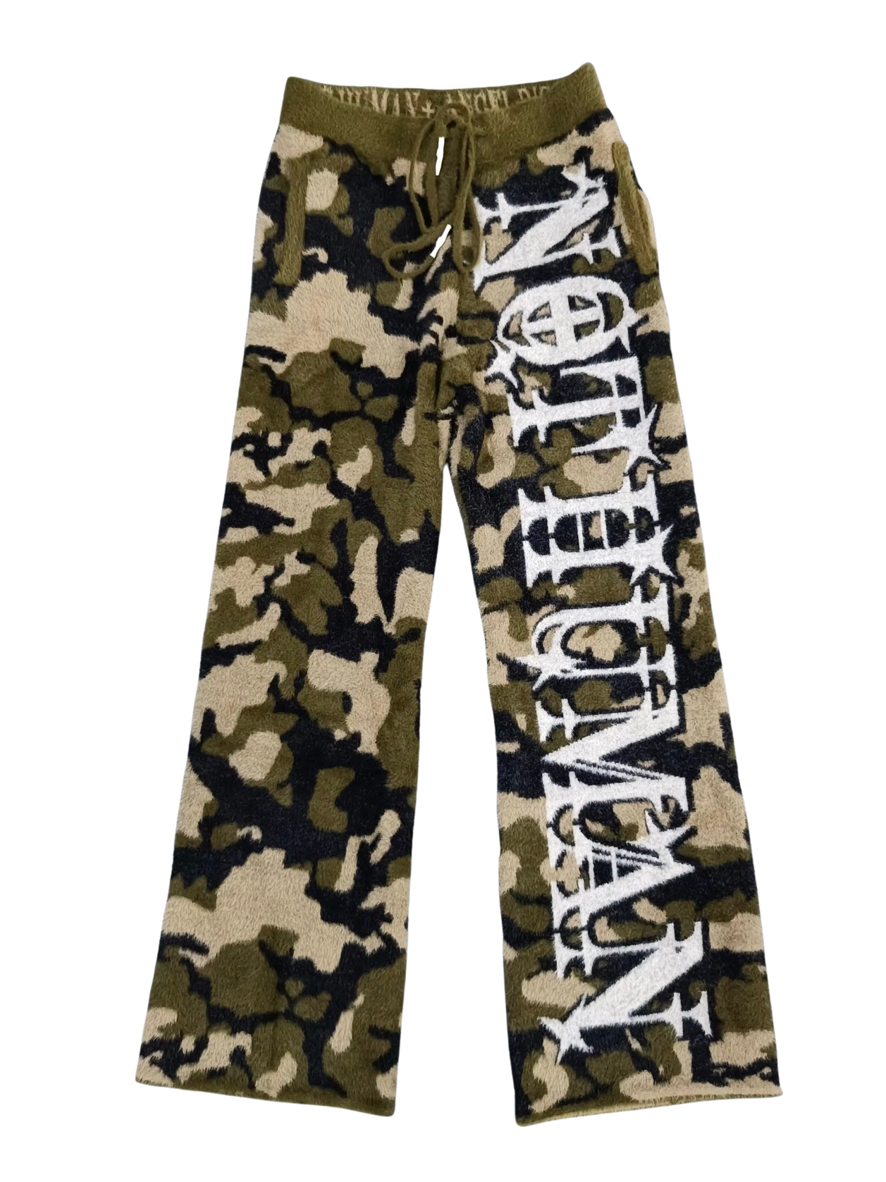 "NOT HUMAN" CAMO LOUNGE SWEATS