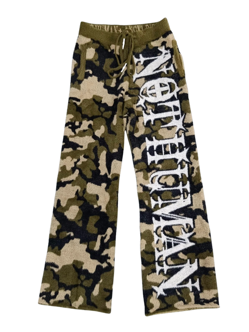 "NOT HUMAN" CAMO LOUNGE SWEATS