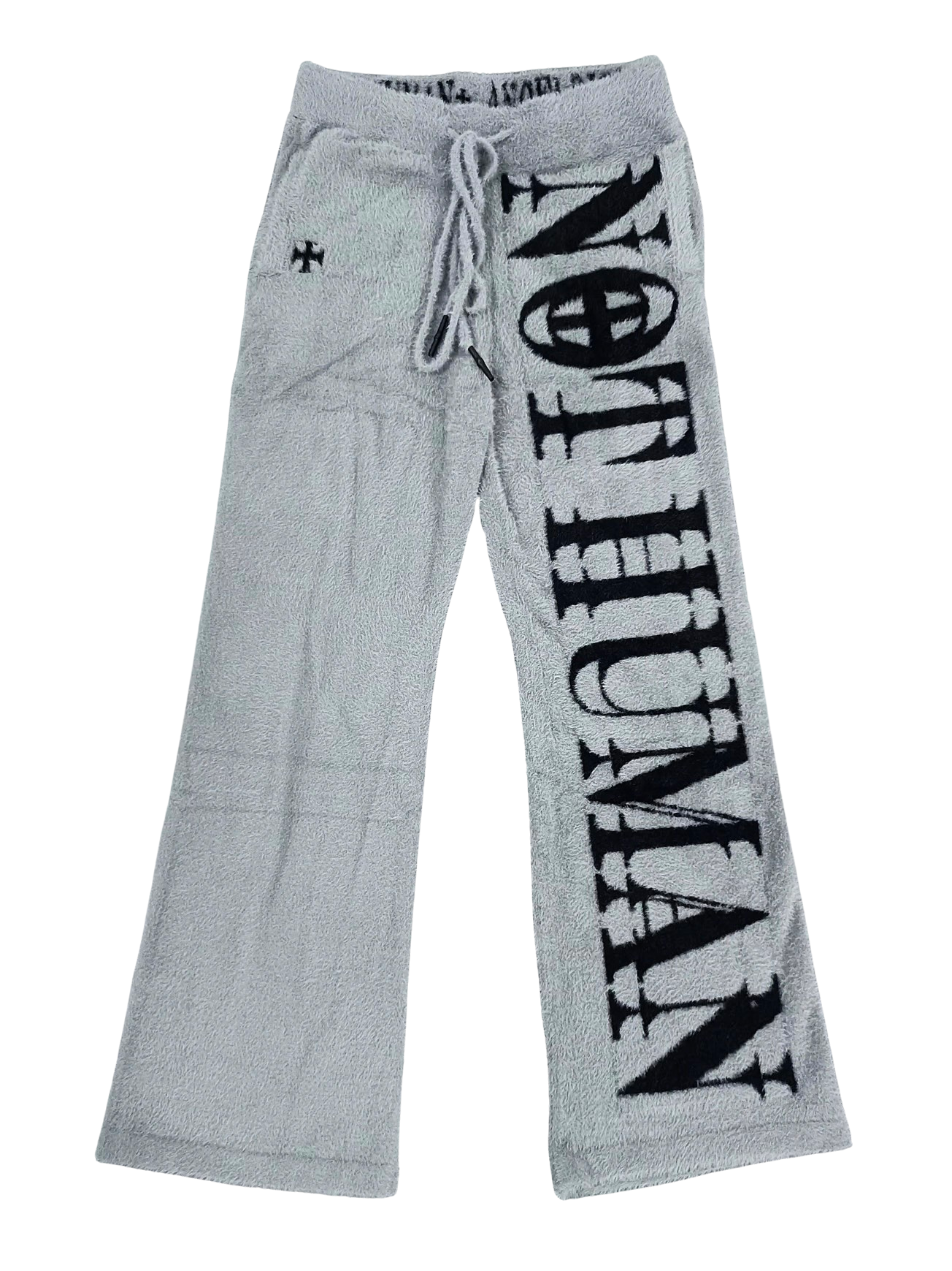 "NOT HUMAN" LOUNGE SWEATS +GREY
