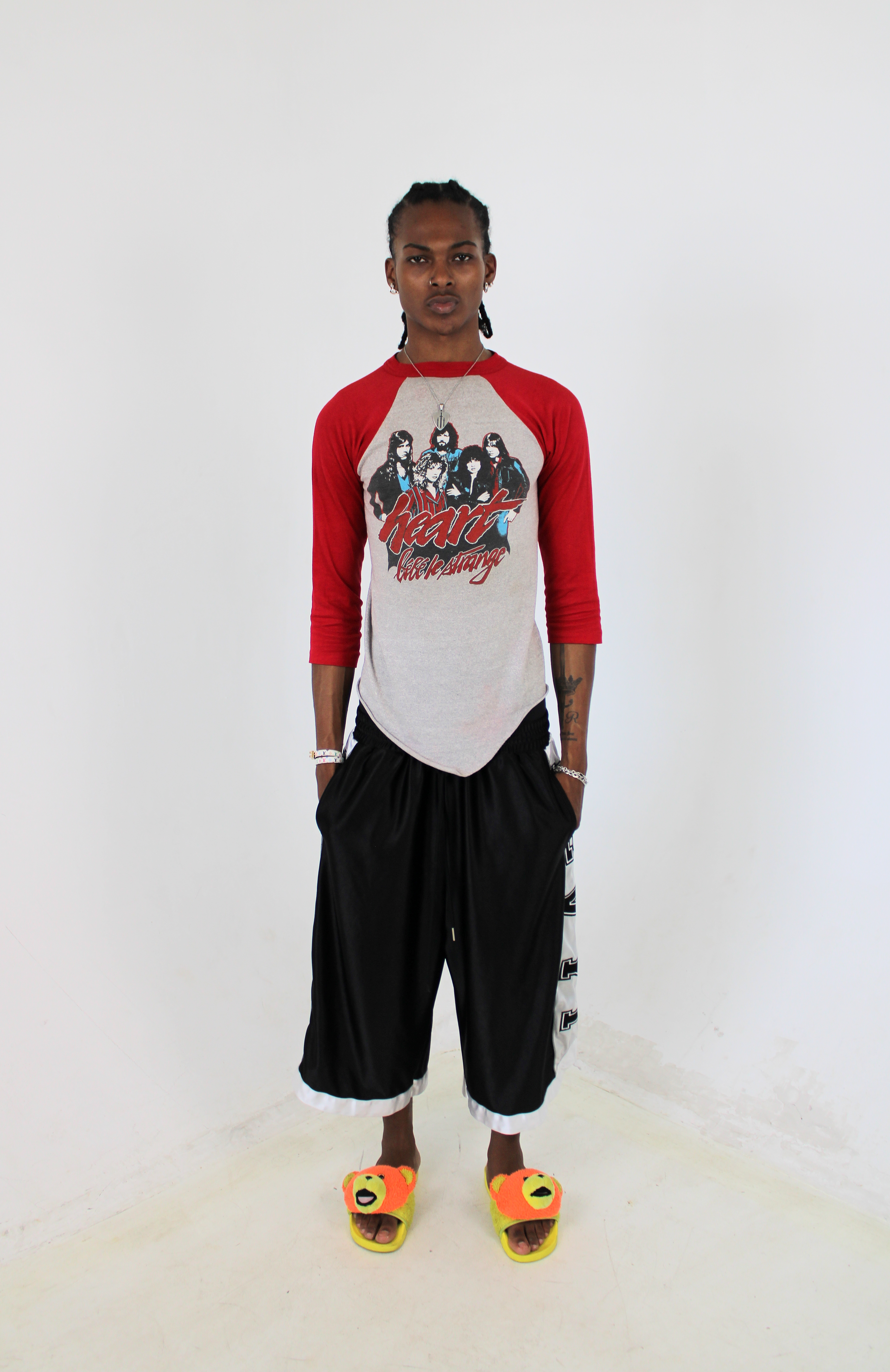 SPORT B-BALL BLACK LONG SHORTS