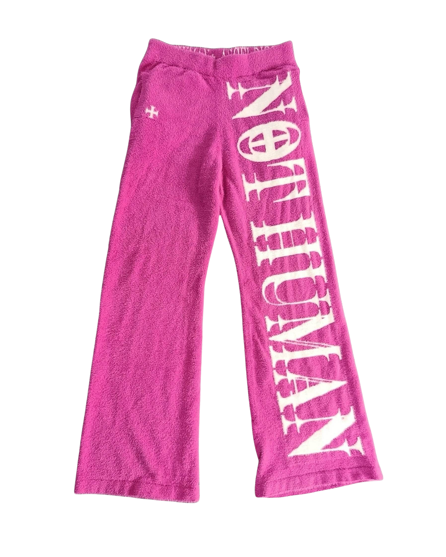 "NOT HUMAN" LOUNGE SWEATS +PINK