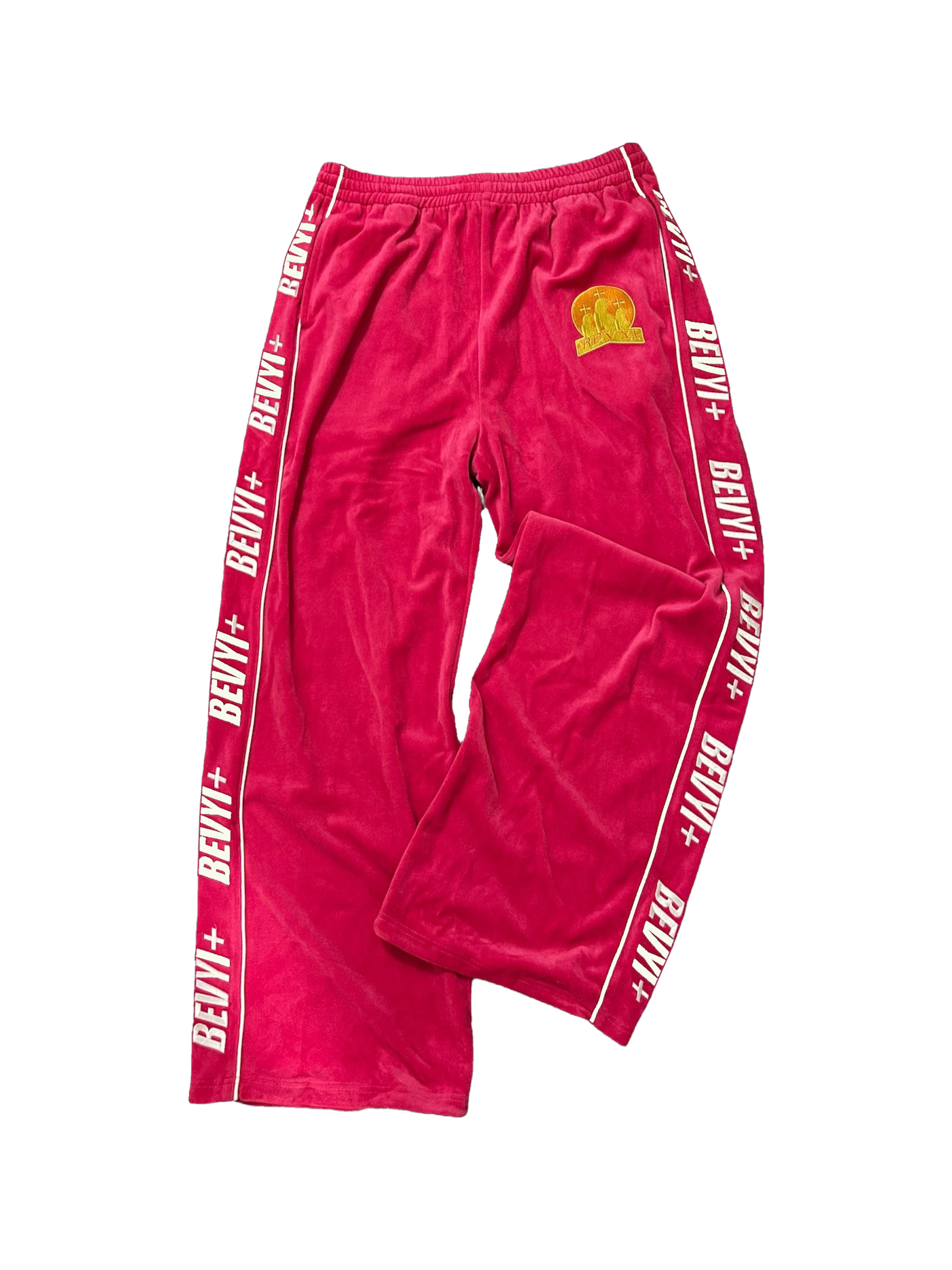 SPORT PINK CREST TRACKPANTS