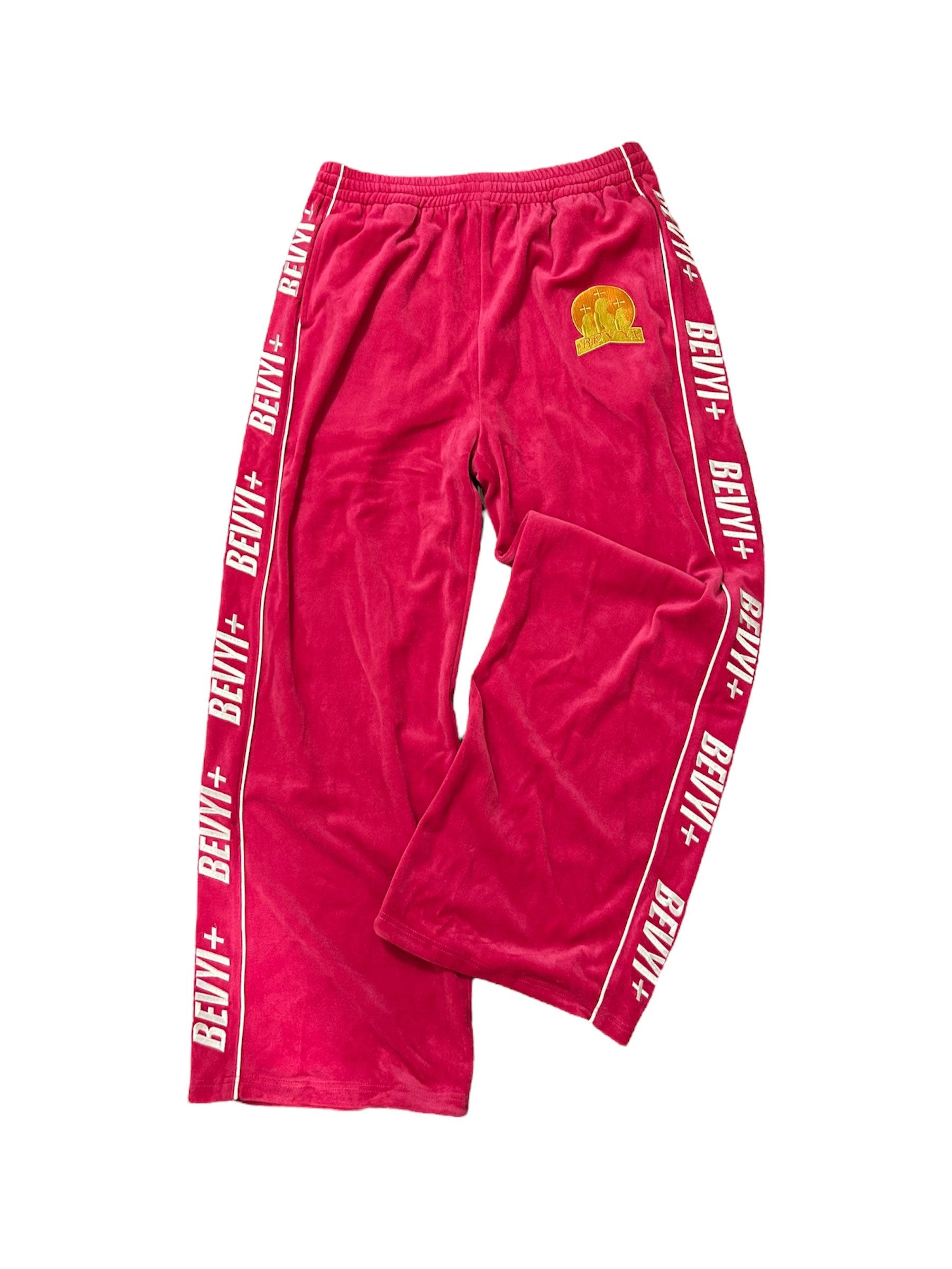 SPORT PINK CREST TRACKPANTS