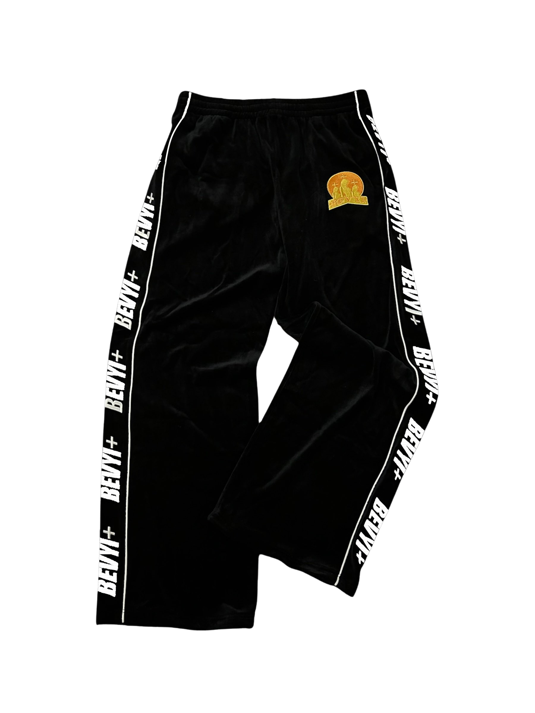 SPORT BLACK CREST TRACKPANTS