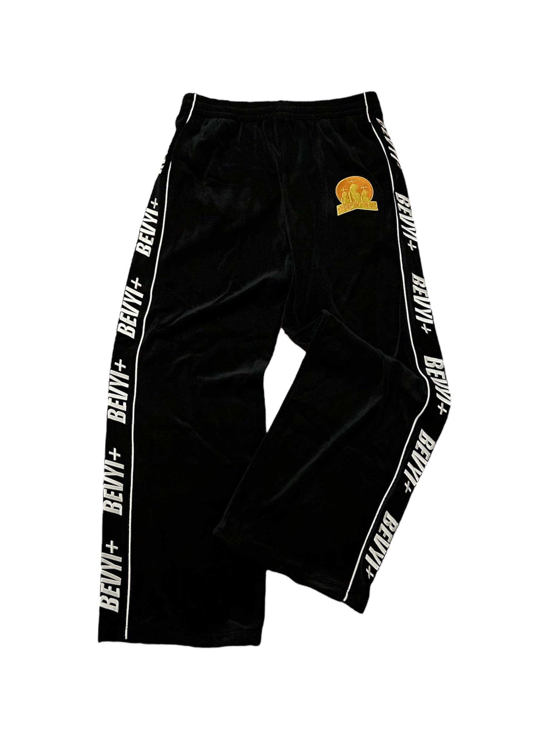 SPORT BLACK CREST TRACKPANTS