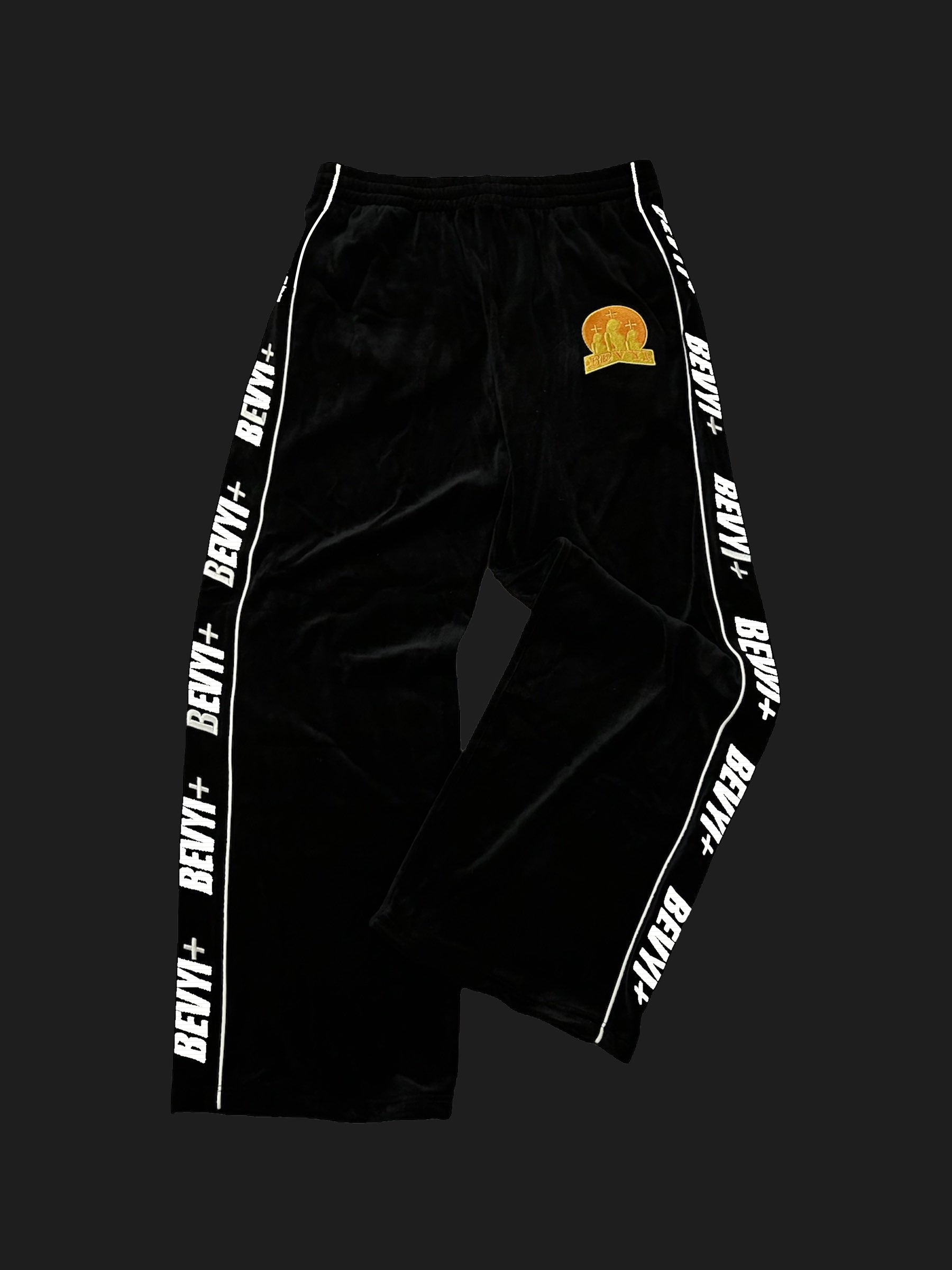 *PRE-ORDER* SPORT BLACK CREST TRACKPANTS