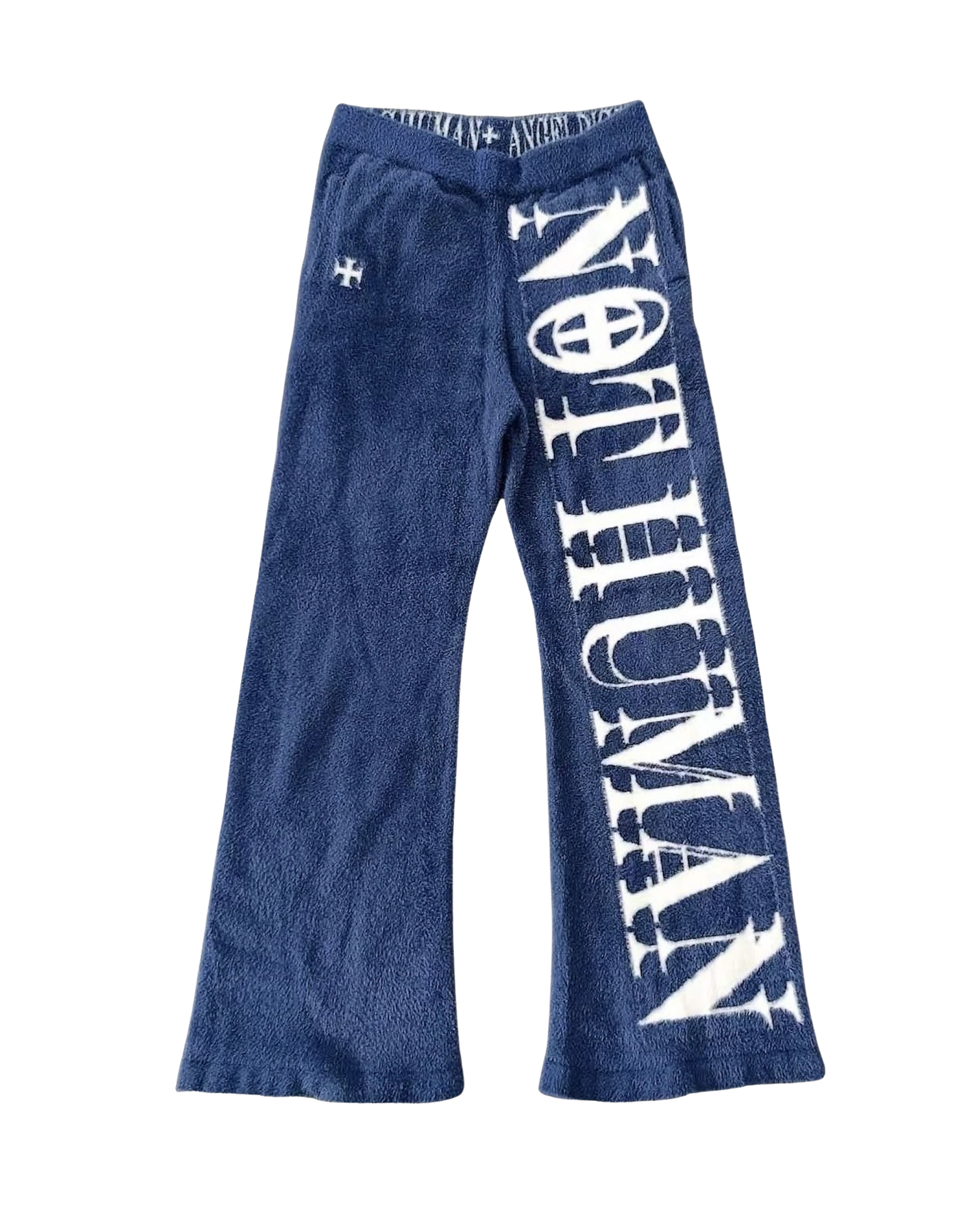 "NOT HUMAN" LOUNGE SWEATS +BLUE