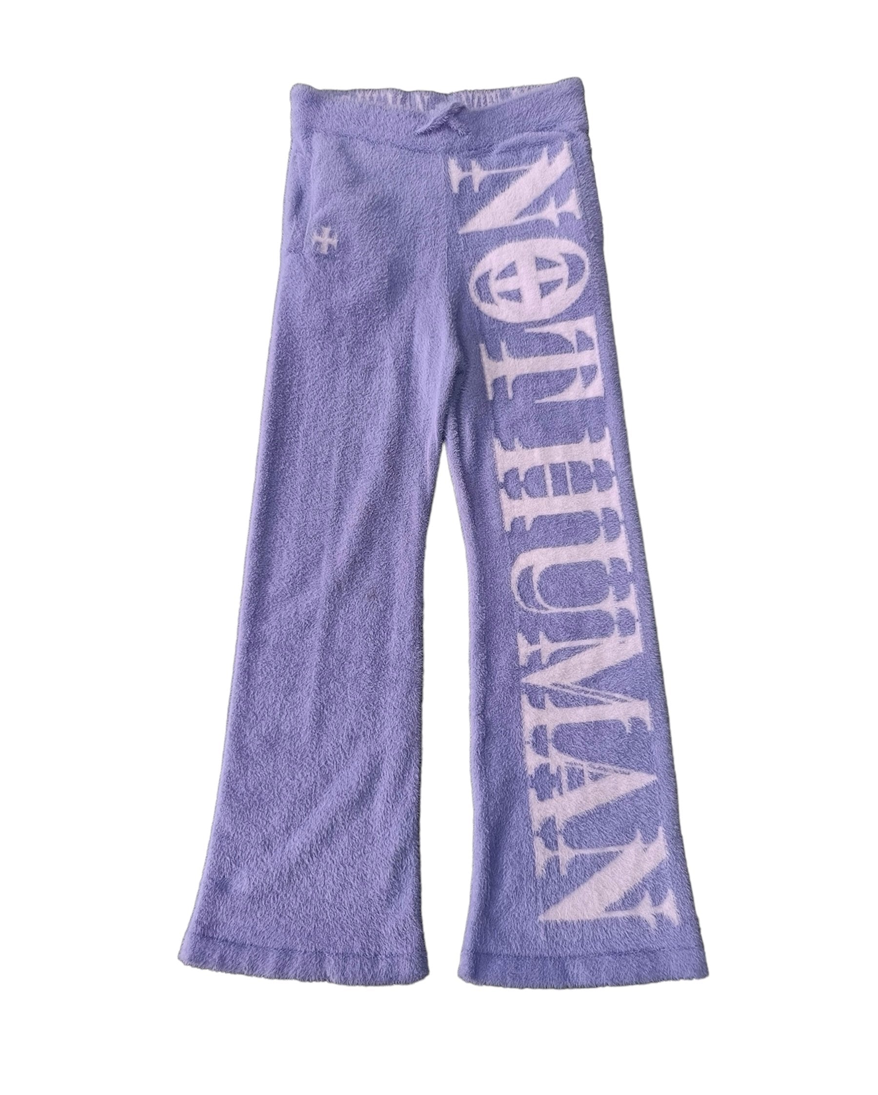 "NOT HUMAN" LOUNGE SWEATS +PURPLE