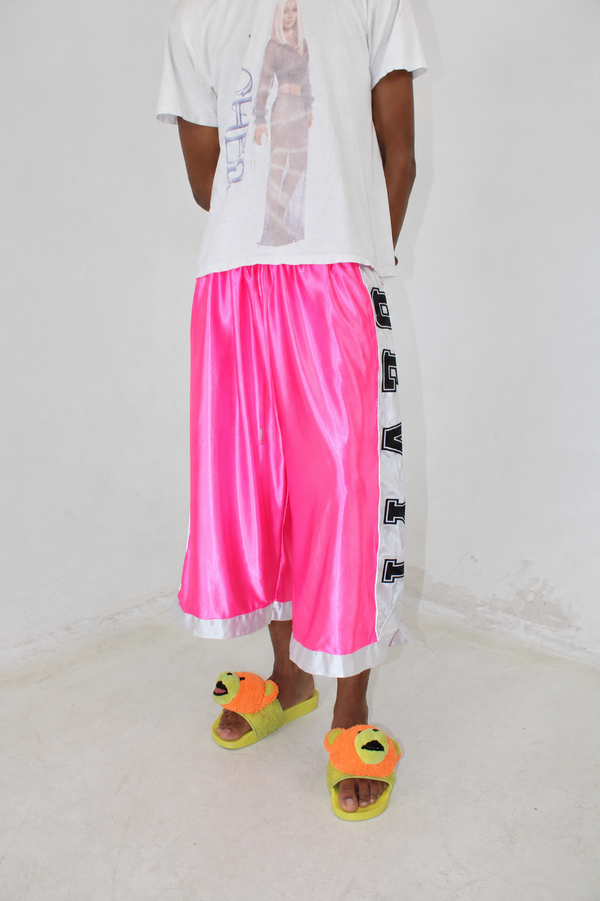 SPORT B-BALL PINK LONG SHORTS